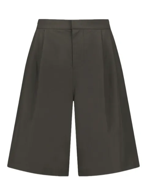 Amomento pleat-detail shorts