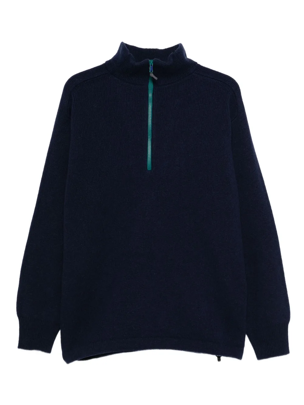 GR10K Pullover mit Reißverschlusskragen | Blau | Image 1