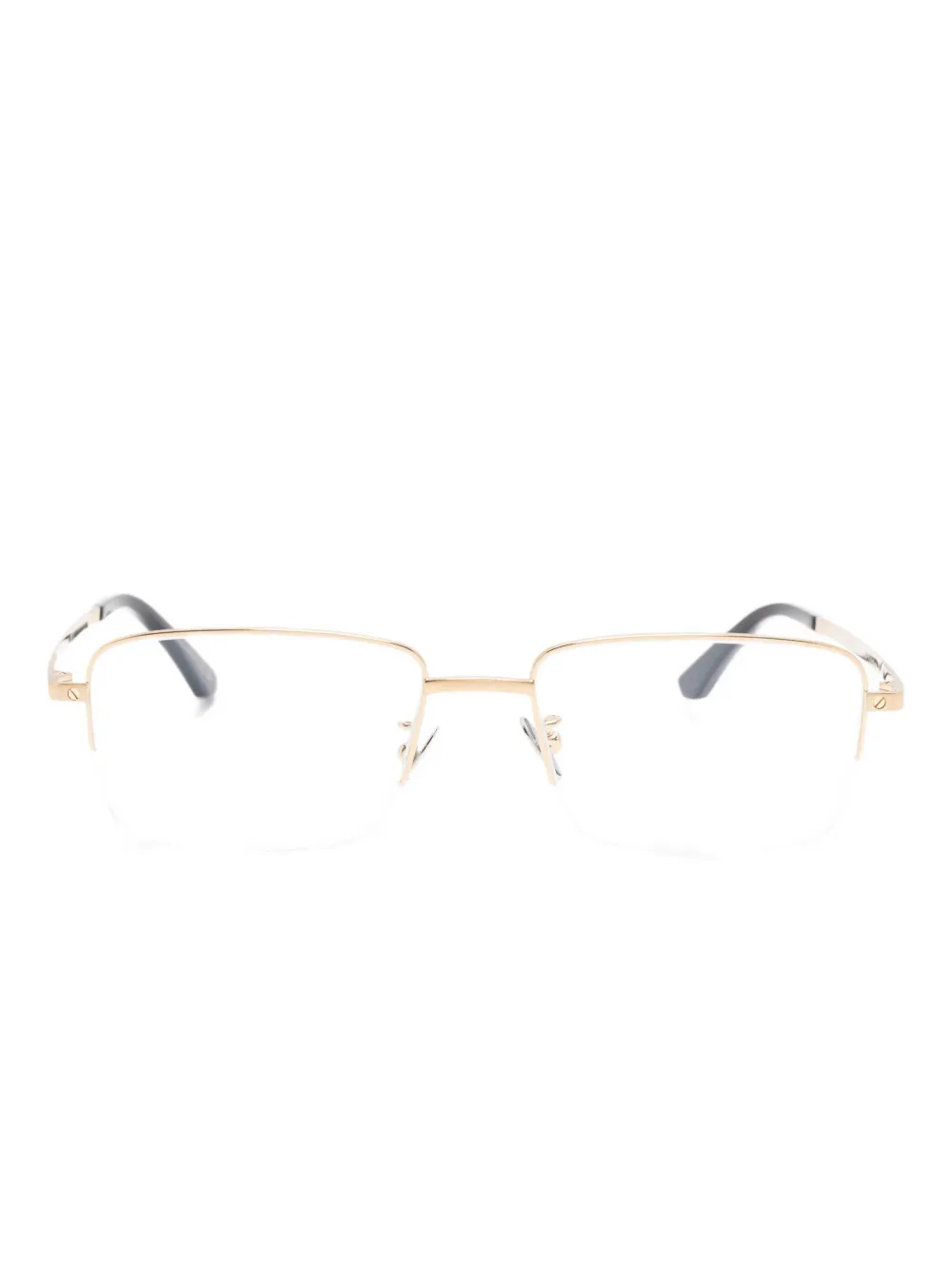 Cartier Eyewear rectangle-frame glasses | Gold | Image 1