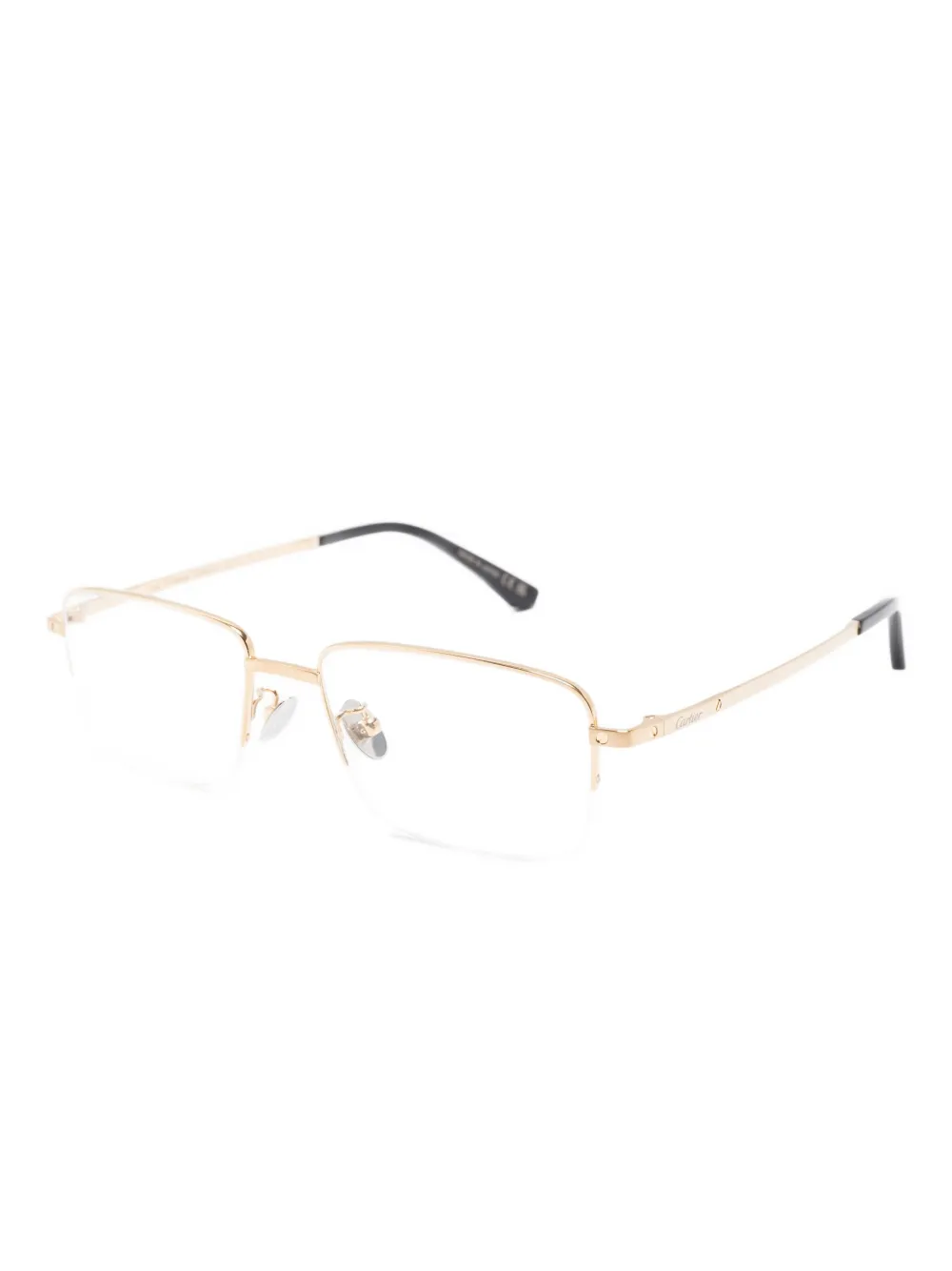 Cartier Eyewear rectangle-frame glasses | Men | Image 2