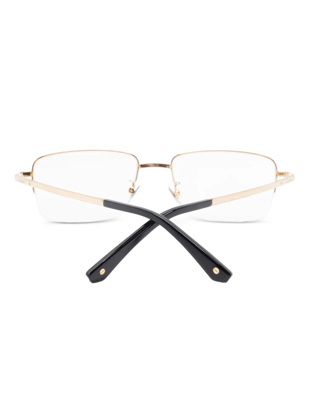  Cartier Eyewear Rectangle-frame Glasses - Gold 