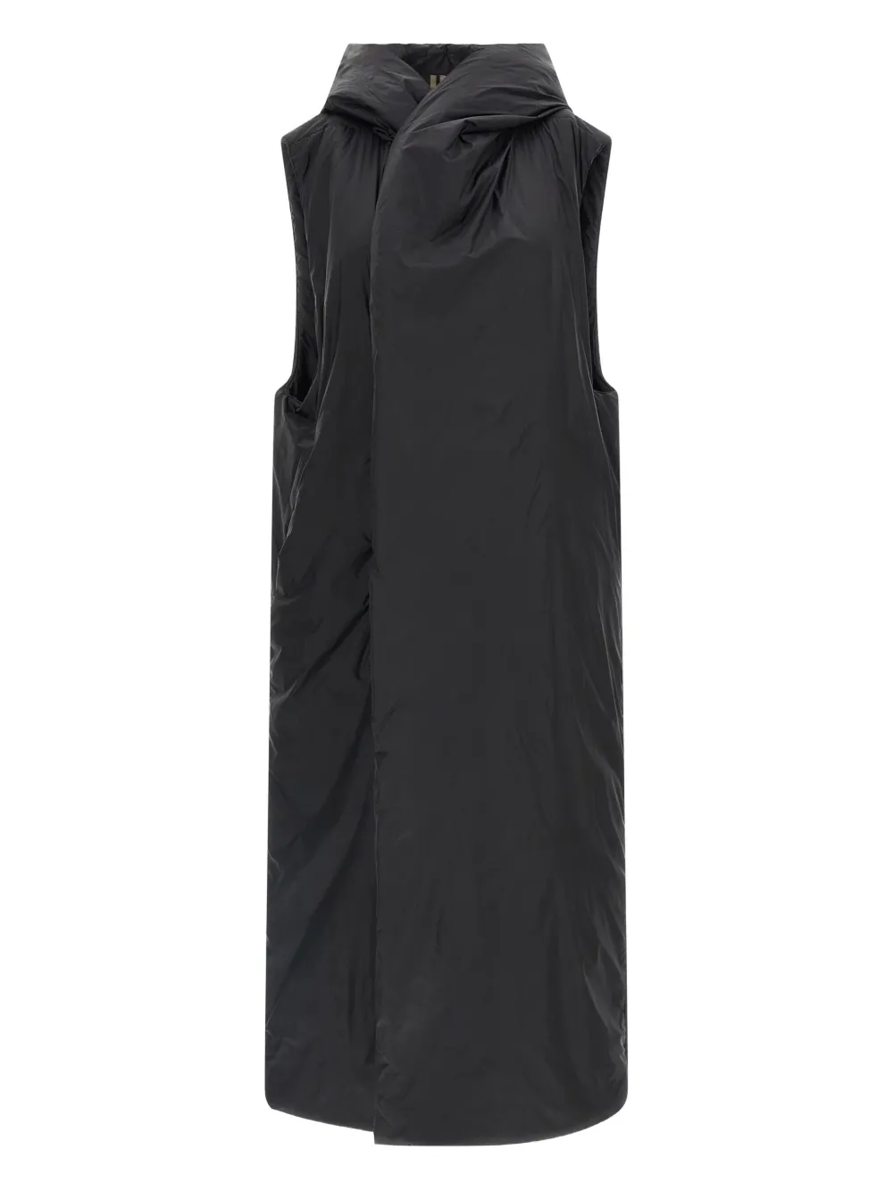 Rick Owens DRKSHDW padded hooded vest | Black | Image 1