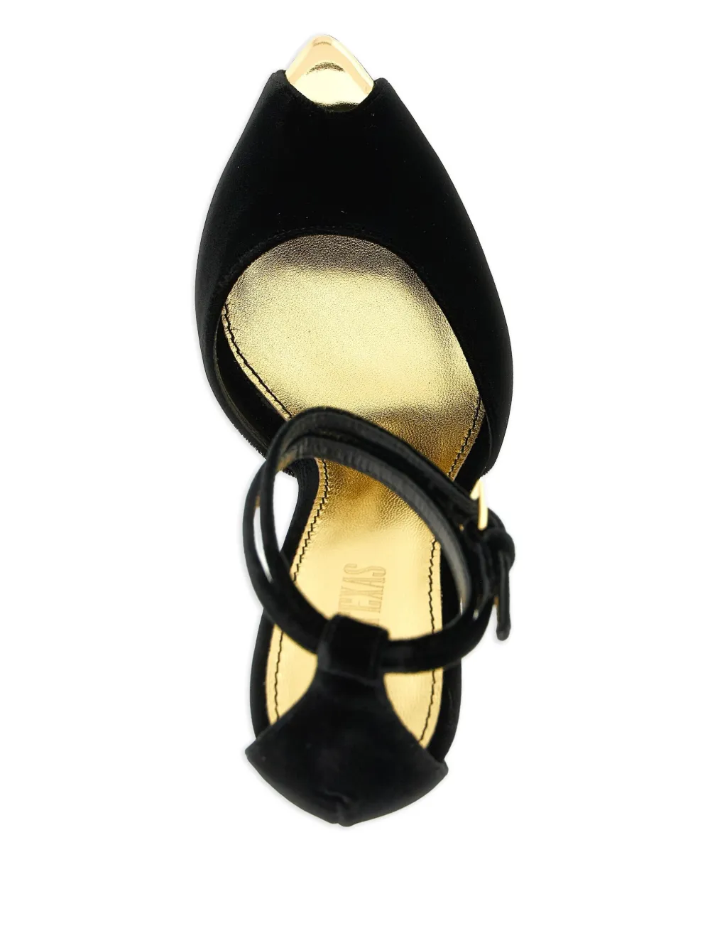 Paris Texas 105 mm Jessica sandalen met enkelbandje Zwart