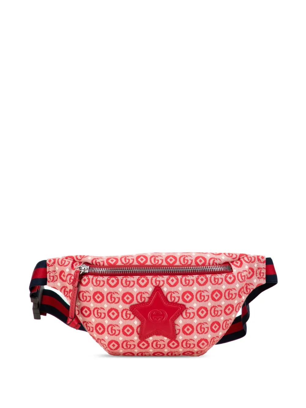 Gucci Pre-Owned 2016-2025 Kids GG Supreme Stars Web belt bag | Red | Image 1