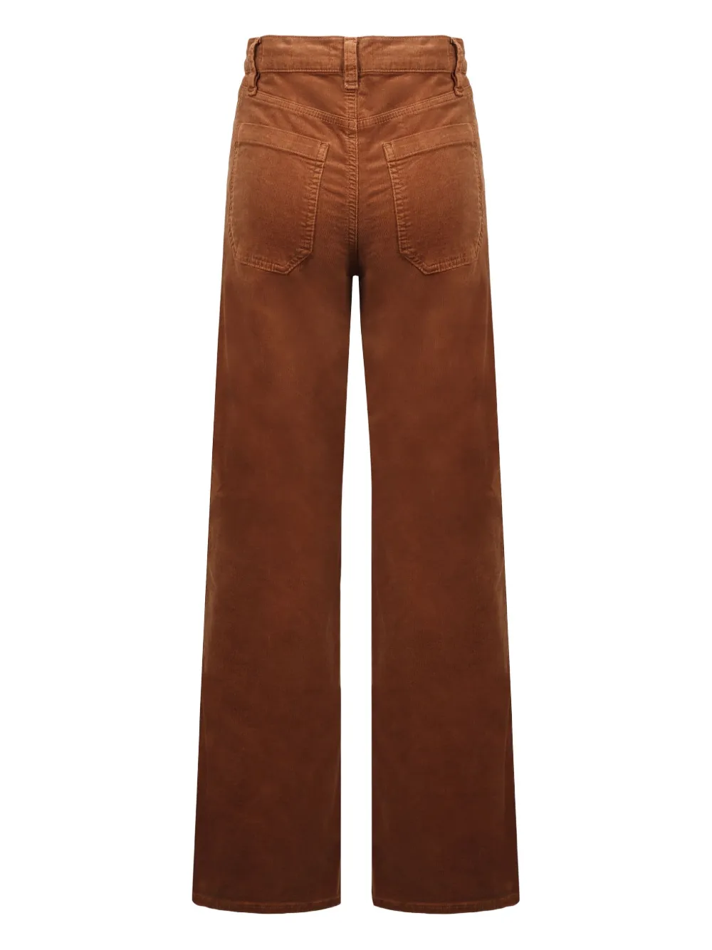 Frame Le Slim Corduroy Palazzo Pants In Brown