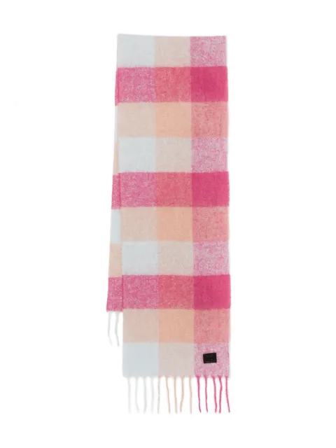 Paul Smith écharpe frangée à carreaux