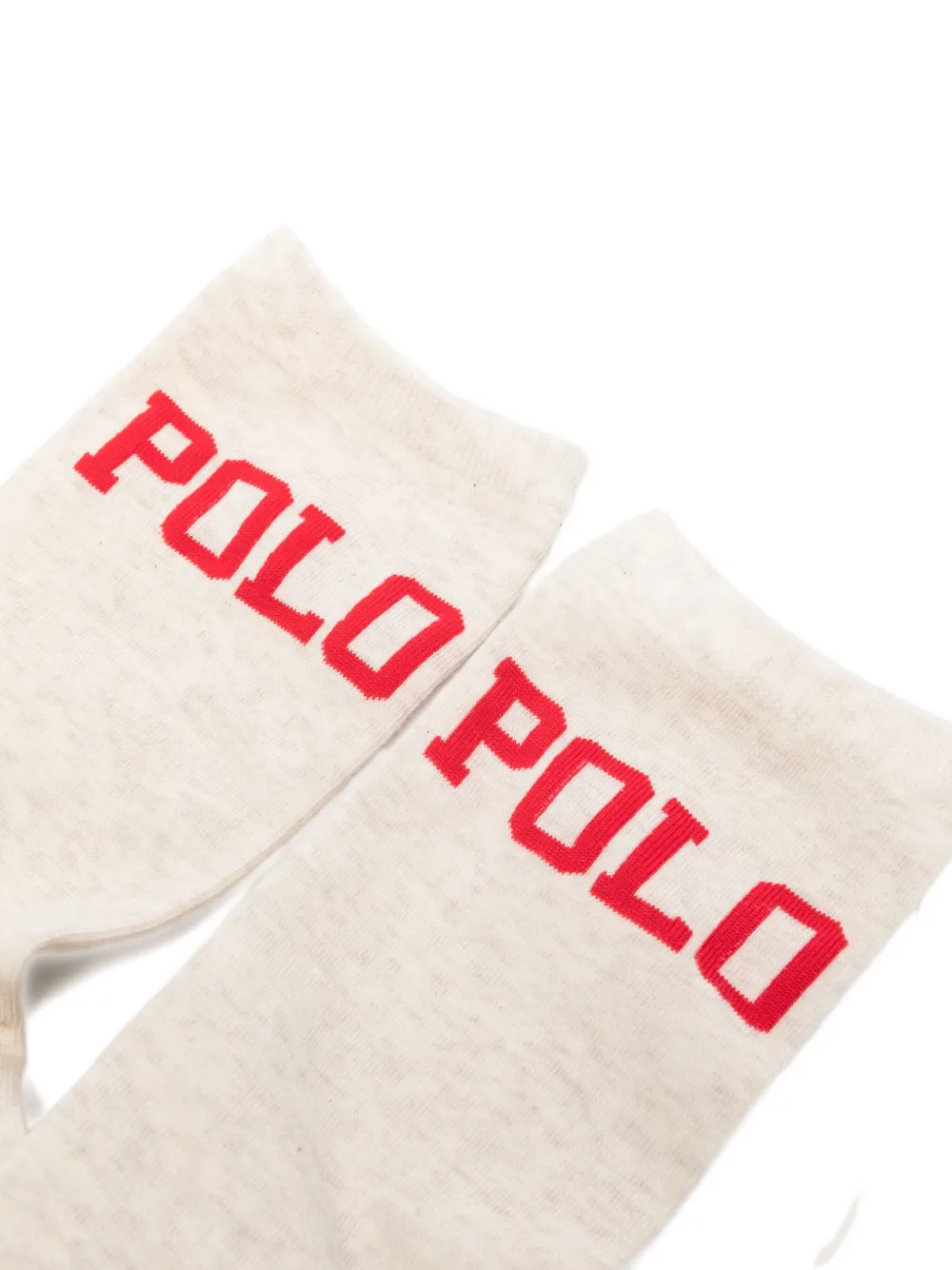 Polo Ralph Lauren Polo Bear-intarsia Socks (pack Of Three) In Neutral