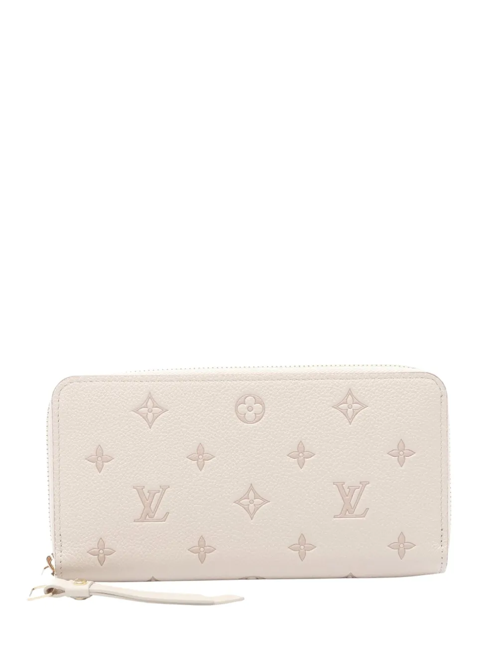 Louis Vuitton Pre-Owned 2021-2025 バイカラー モノグラムエンボス カーフスキン ジッピーウォレット 長財布 Louis Vuitton Pre-Owned 2021-2025 バイカラー モノグラムエンボス カーフスキン ジッピーウォレット 長財布