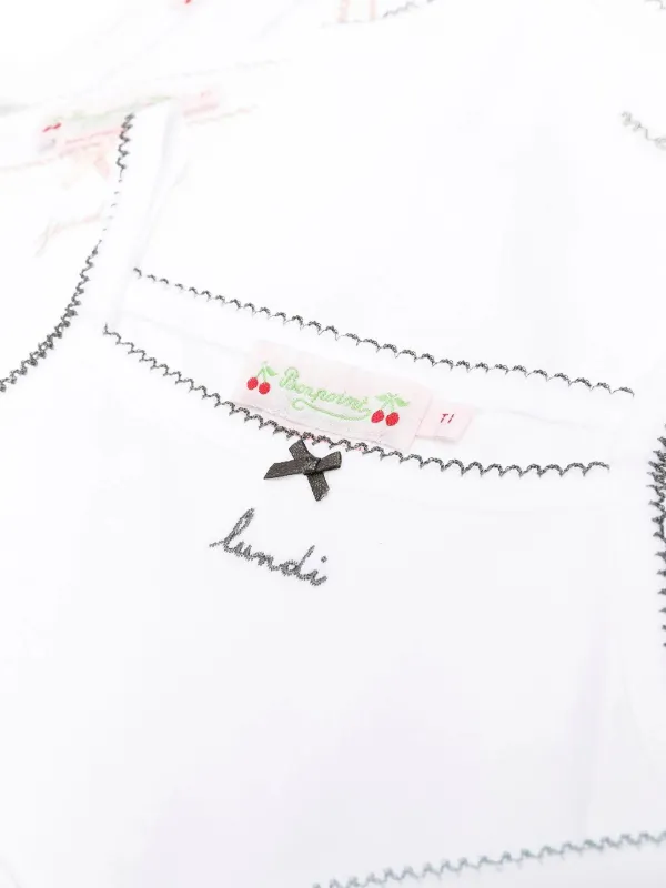 Bonpoint リボン ベビーウェア セット | ホワイト | FARFETCH JP