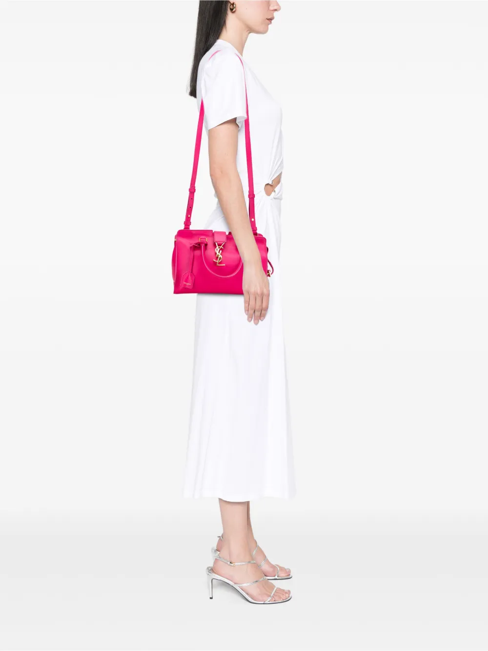Saint Laurent Pre-Owned bolsa satchel Monogram Cabas de piel 2015 | Estilos de archivo | Image 2
