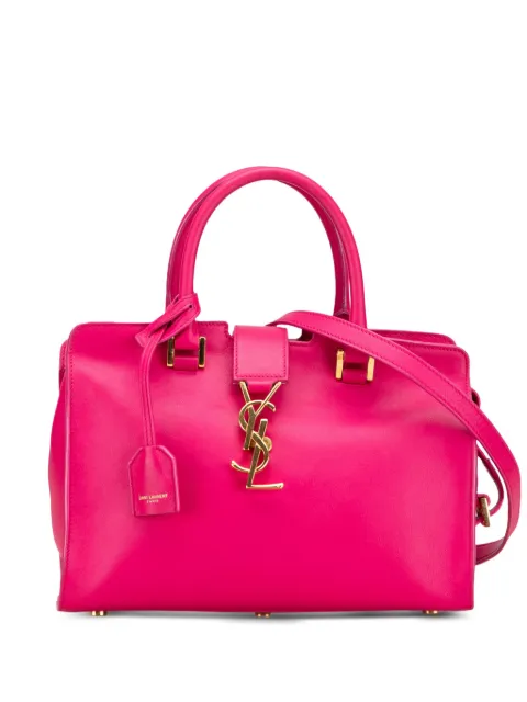 Saint Laurent Pre-Owned 2015 Baby Leather Monogram Cabas satchel