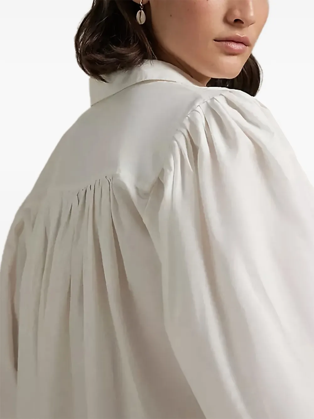 Polo Ralph Lauren Blouse met ballonmouwen Wit