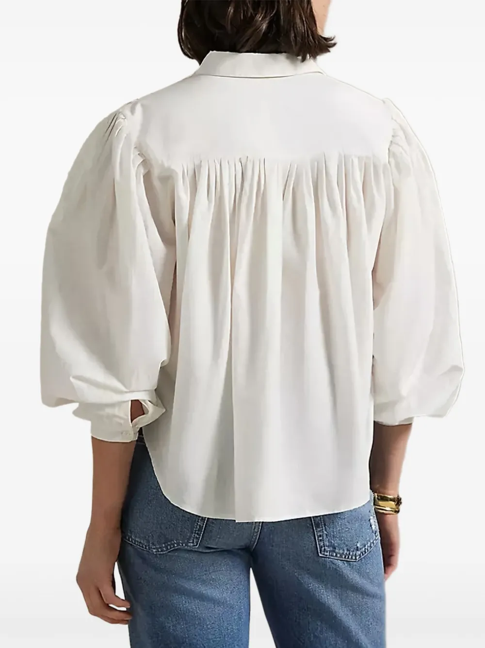 Polo Ralph Lauren Blouse met ballonmouwen Wit