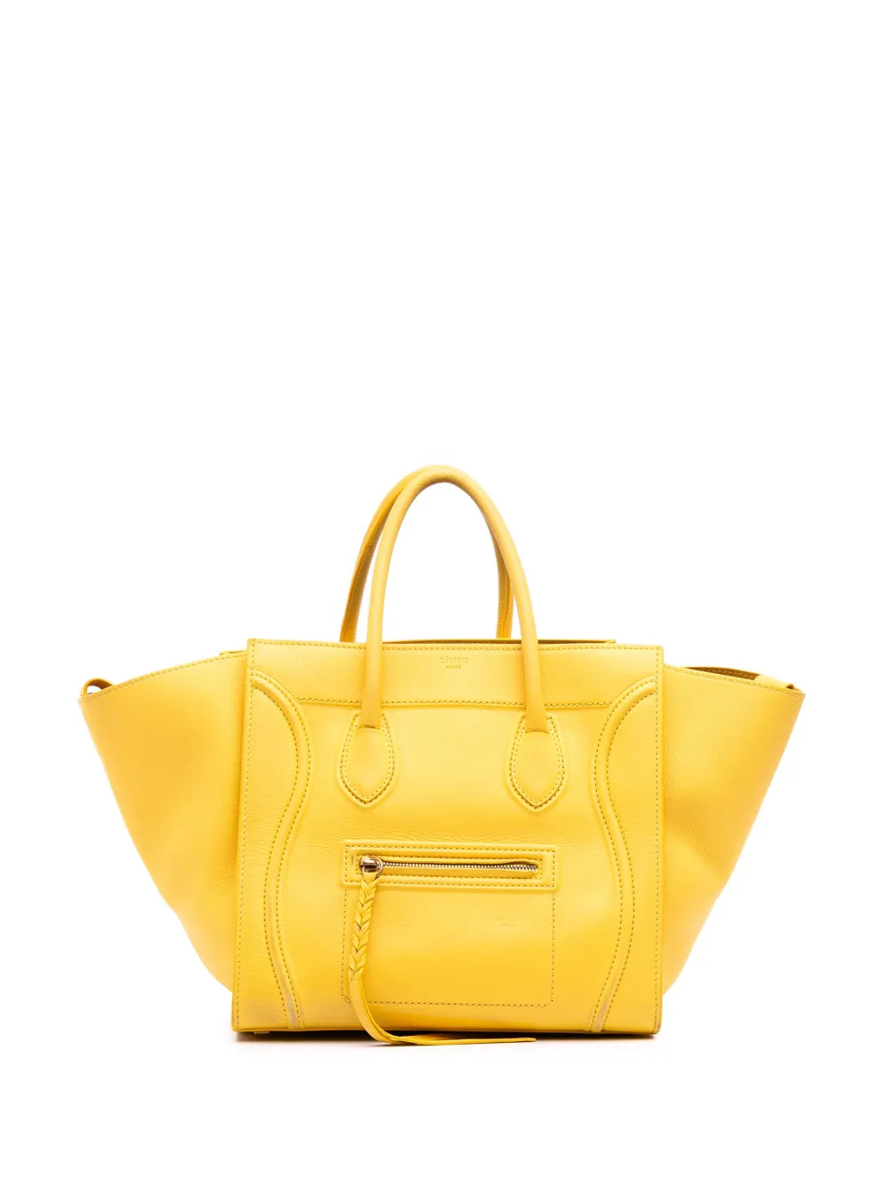 Celine Pre-Owned 2012 Medium Leather Phantom Luggage tote bag - Giallo