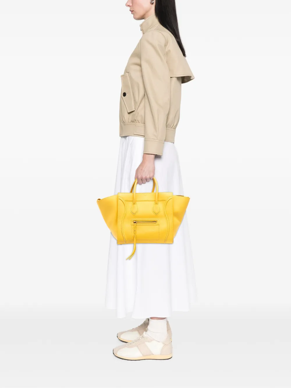 Celine Pre-Owned 2012 Medium Leather Phantom Luggage tote bag | Pre-Owned | Image 2