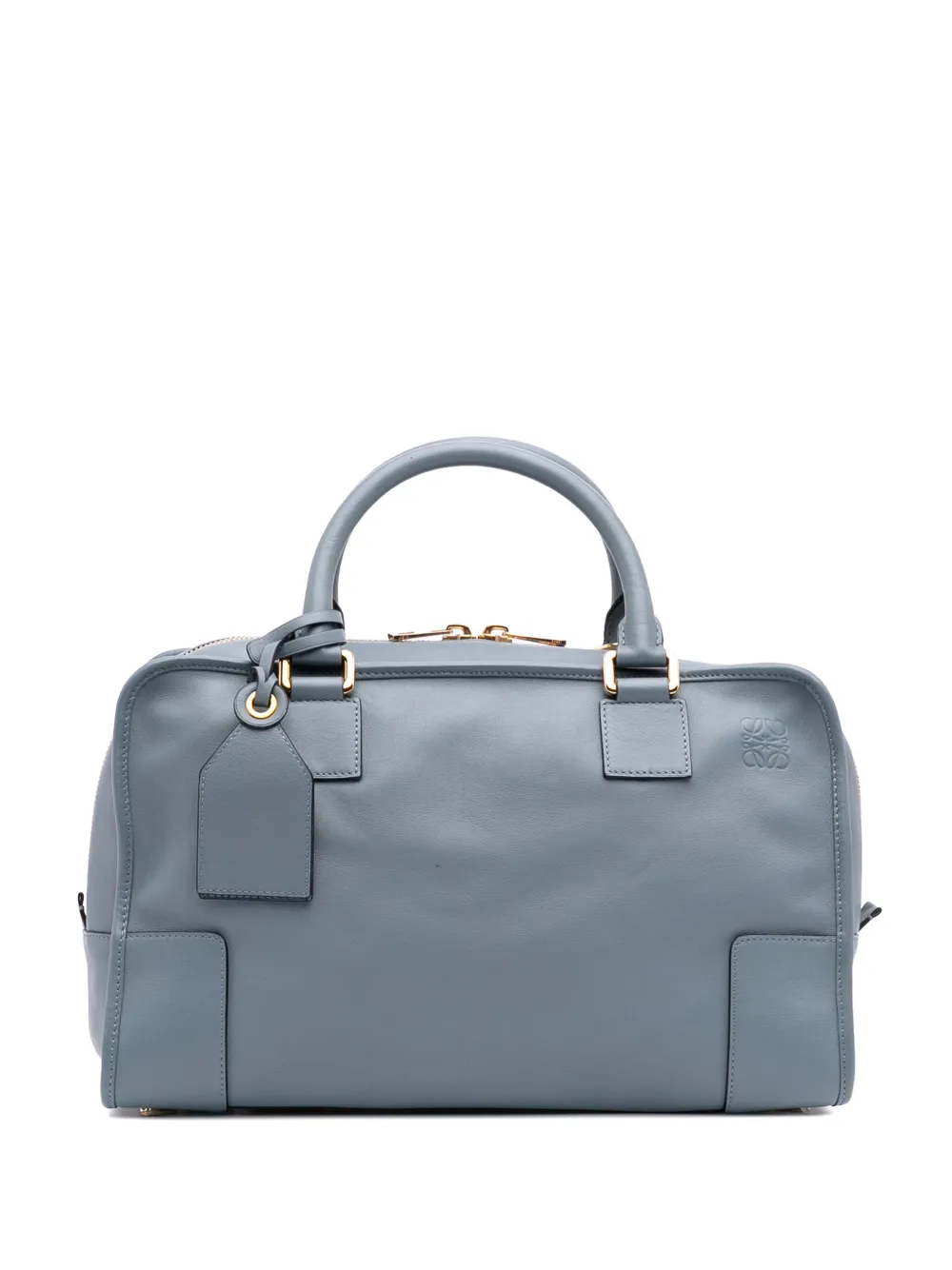Loewe Pre-Owned 2015 レザー アマソナ 36 サッチェルバッグ - ブルー Loewe Pre-Owned 2015 レザー アマソナ 36 サッチェルバッグ - ブルー