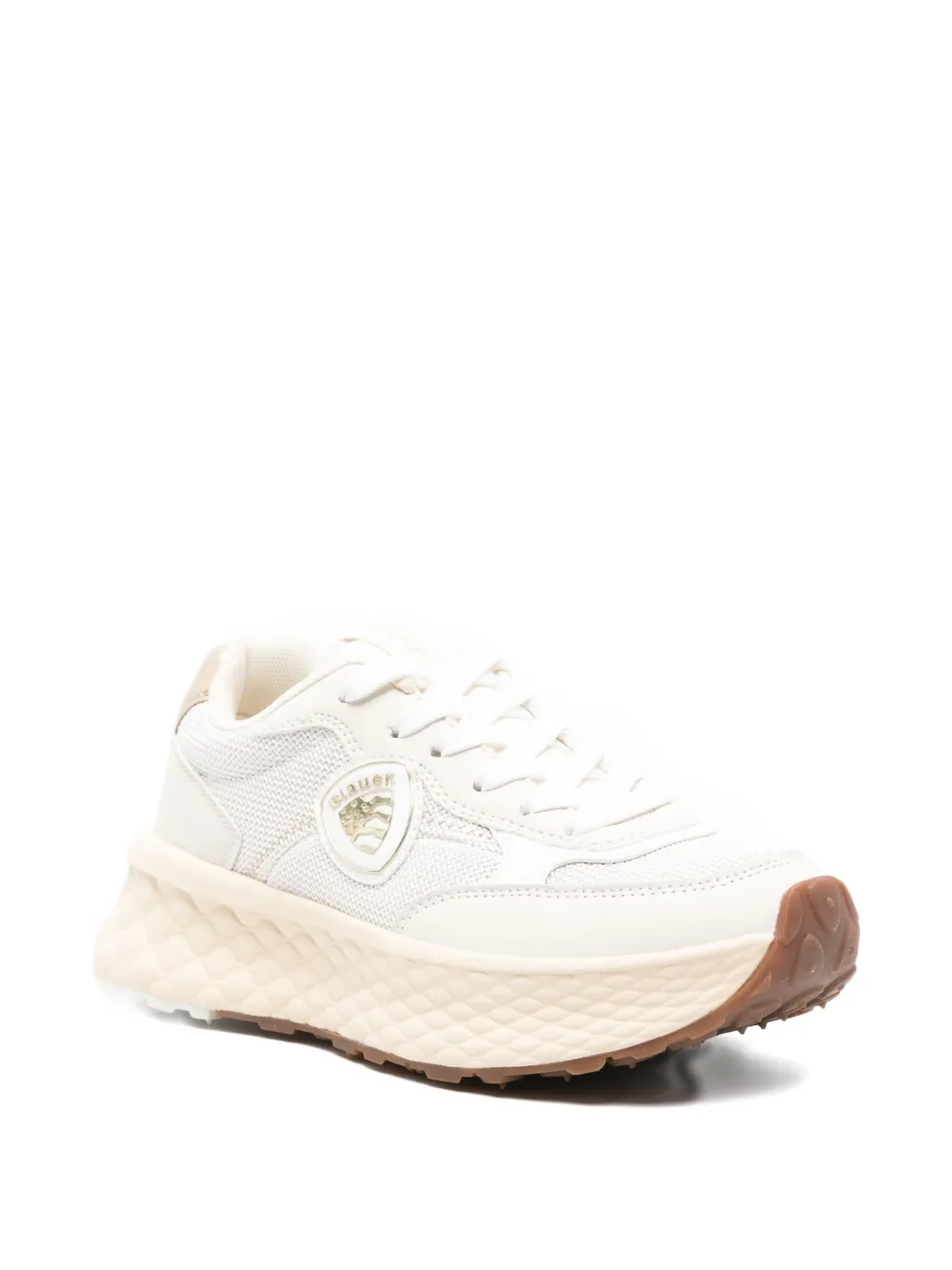 Blauer Logo-patch Sneakers In Pink