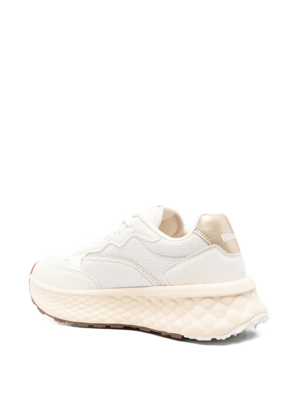Blauer Logo-patch Sneakers In Pink