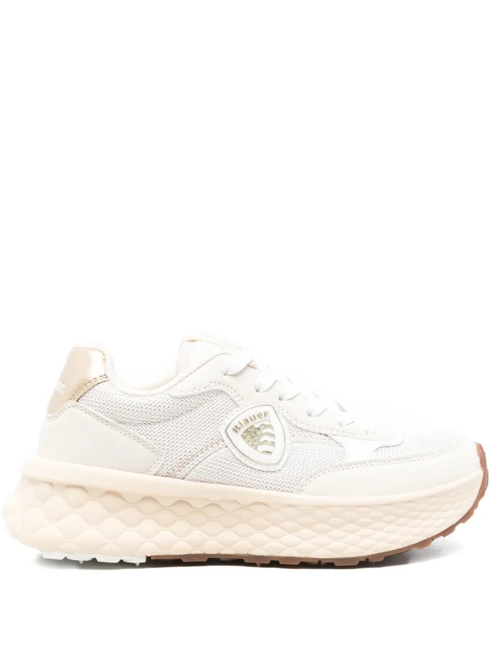 Blauer Logo-patch Sneakers In Pink