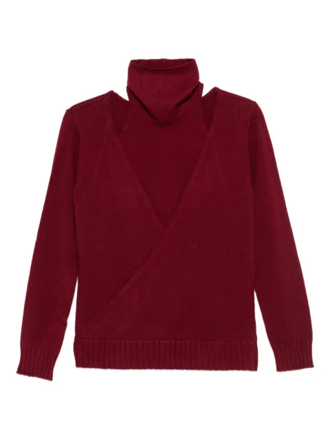 Gimaguas layered turtleneck sweater 