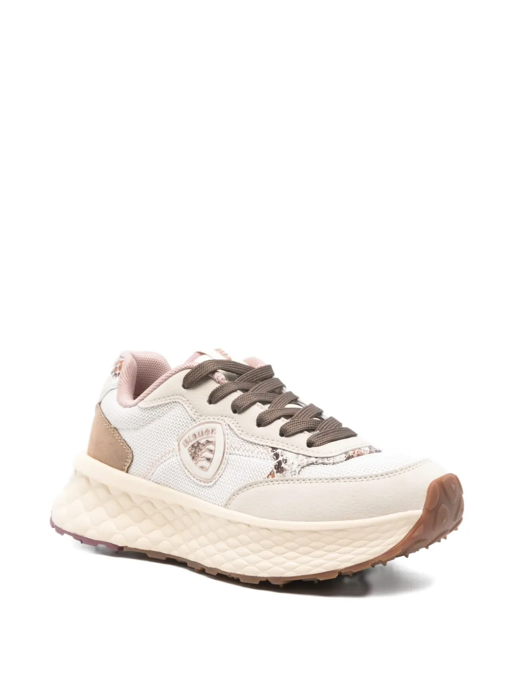 Blauer Lynn 01 Panelled Sneakers In White