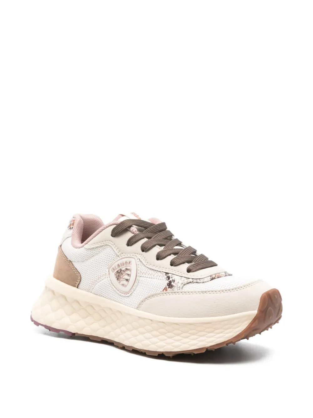 Blauer Lynn 01 sneakers met vlakken - Wit