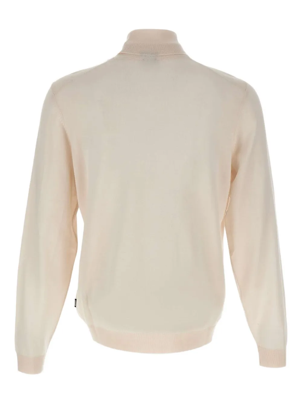 BOSS high-neck wool sweater - Beige