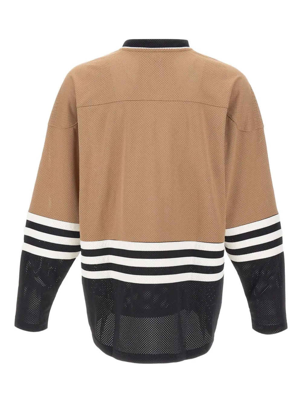 adidas Jersey top met V-hals Bruin