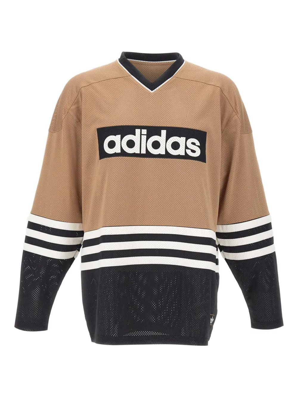 adidas suéter con cuello en V | marrón | Image 1