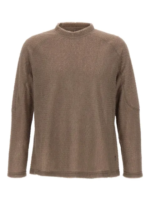 Satisfy long-sleeve round-neck sweater