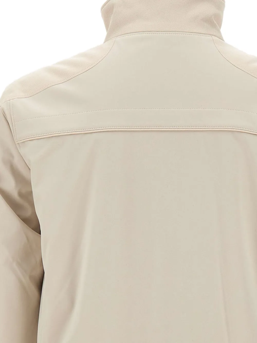 BOSS Jack met vlakken en rits Beige