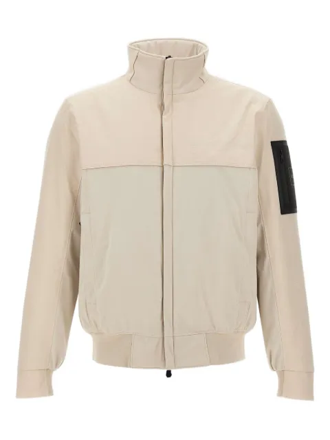 BOSS panelled zip-upjacket