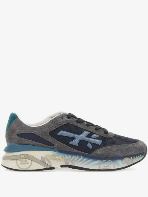Premiata logo heel trainers