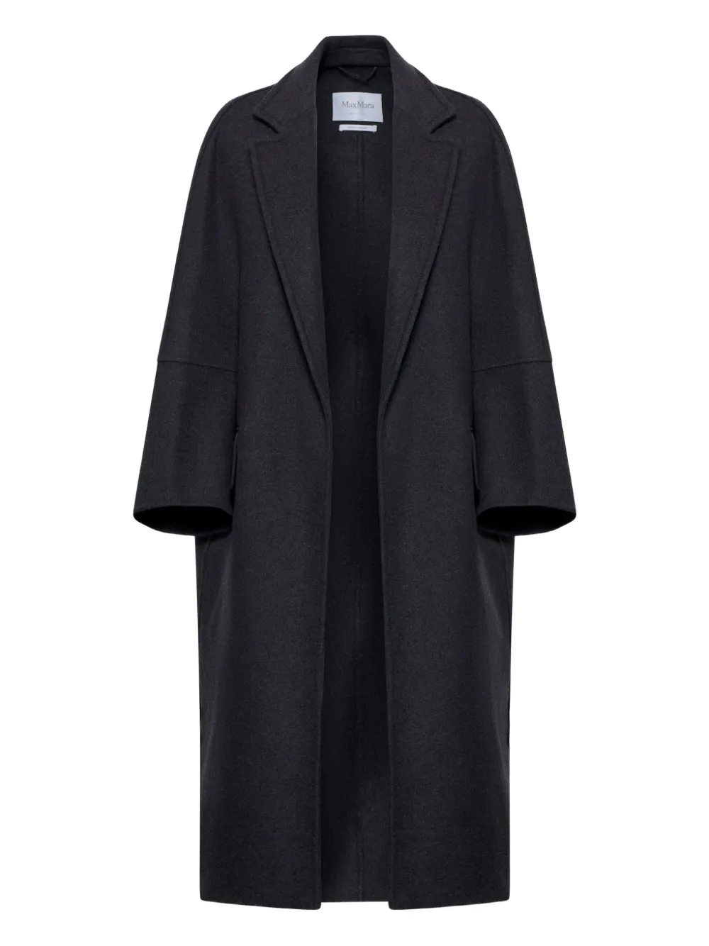Max Mara abrigo con solapa de muesca | negro | Image 1