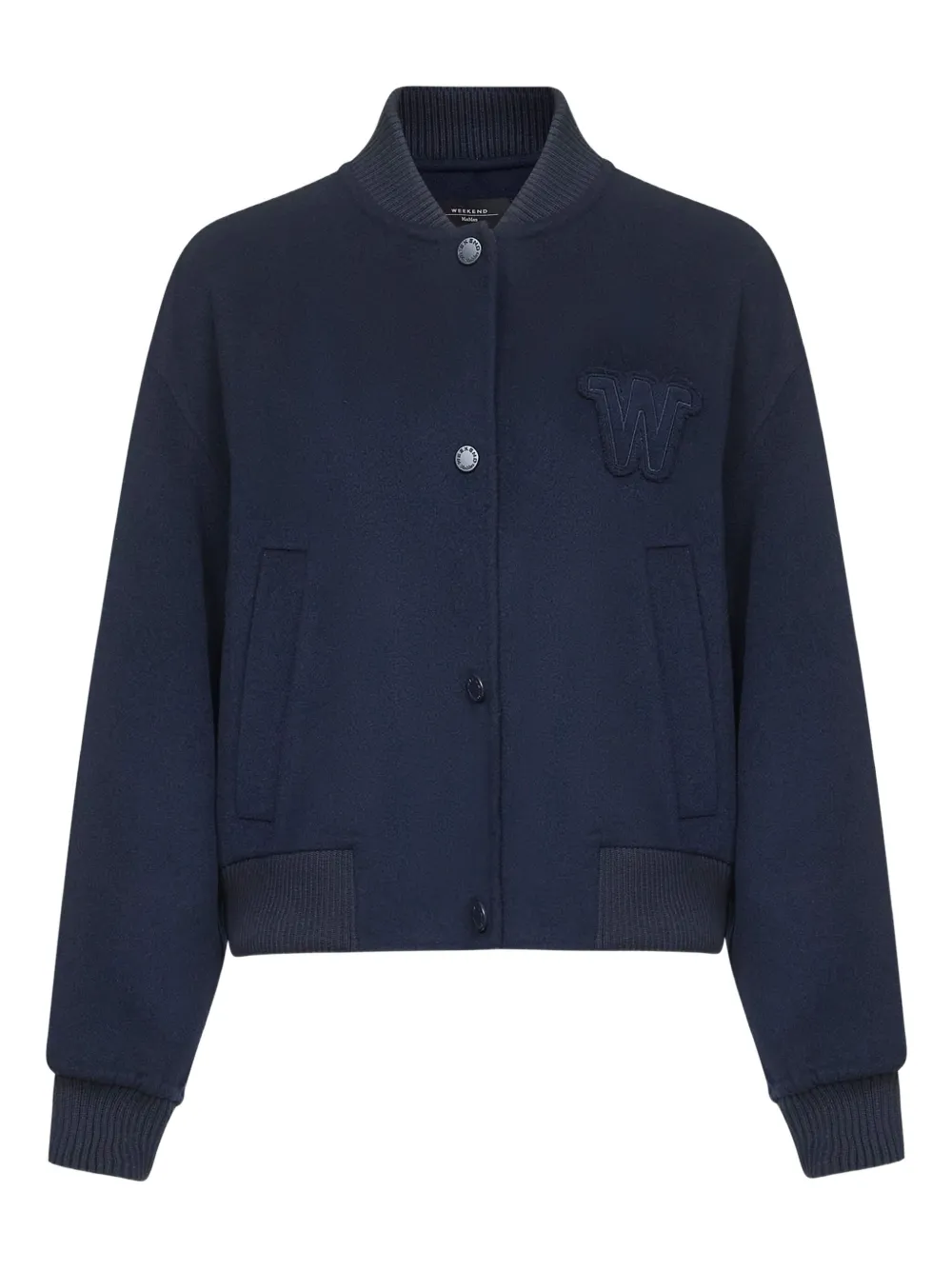 Weekend Max Mara Adorni bomber jacket | Blue | Image 1