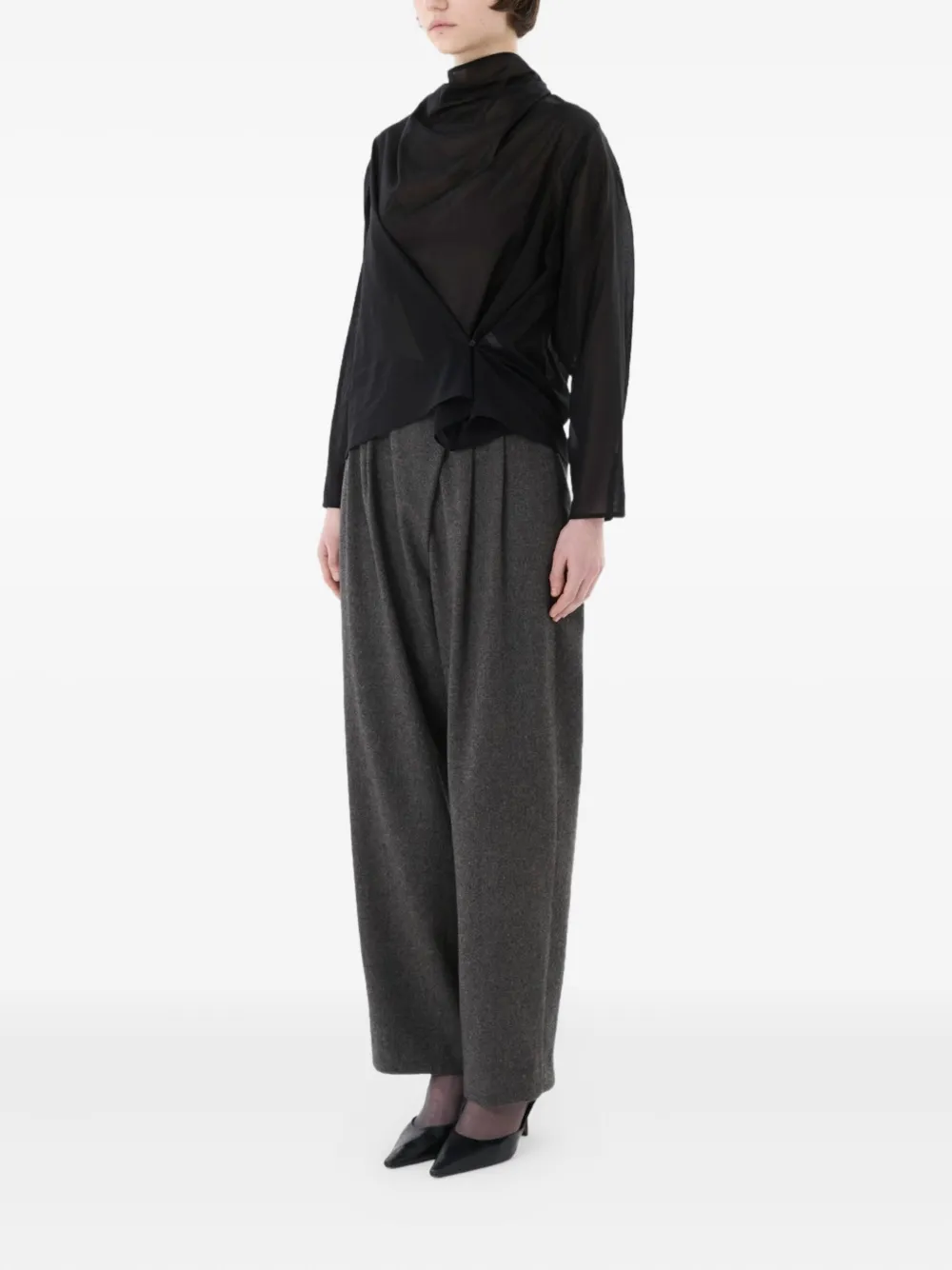 Amomento Two Way Blouse In Black