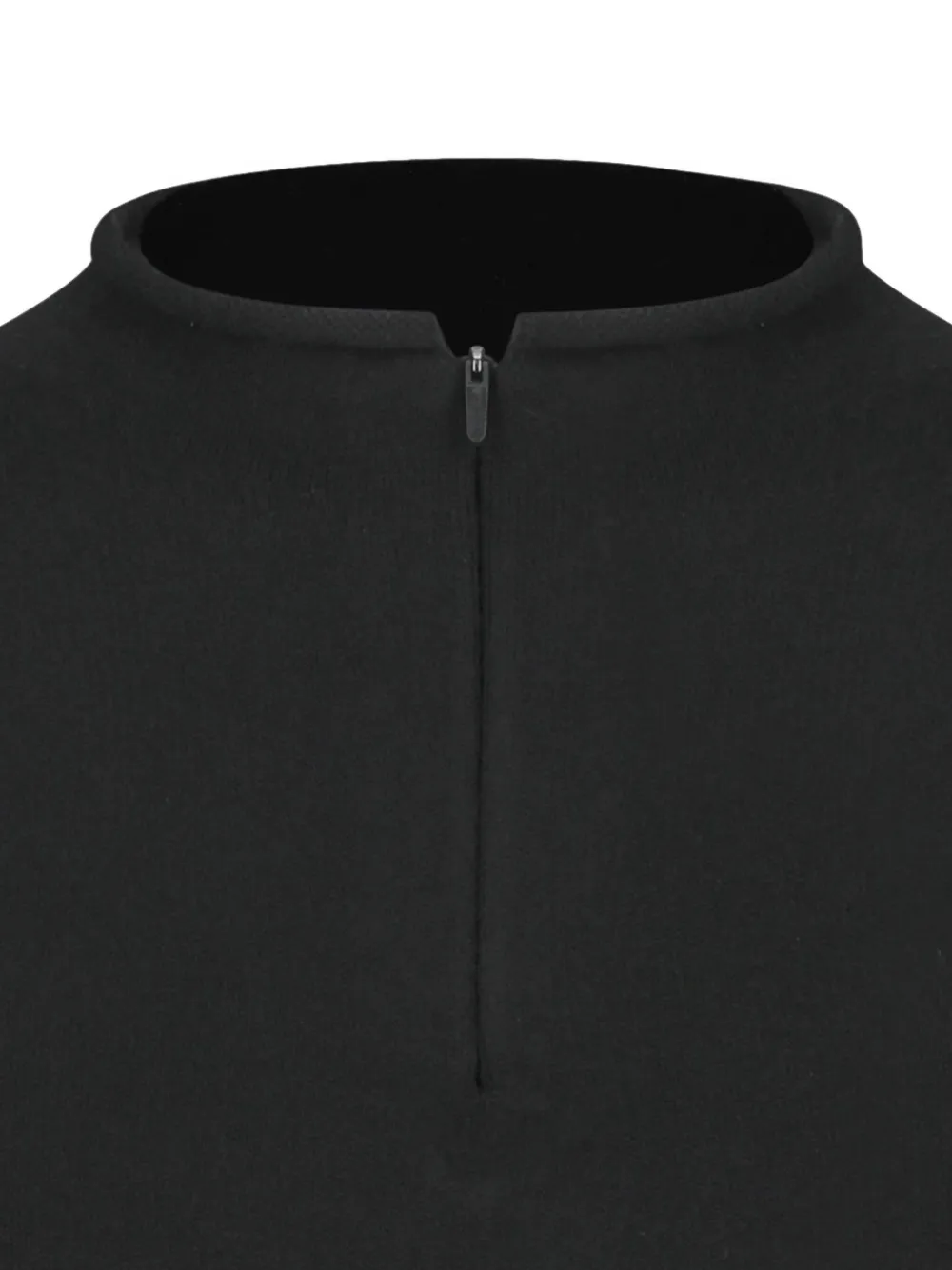 Amomento Half-zip Top In Black