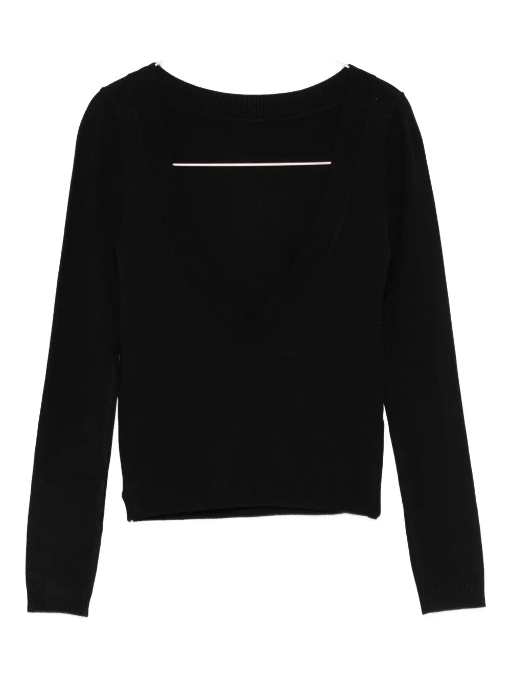 Gimaguas Natalie V-back Sweater In Black