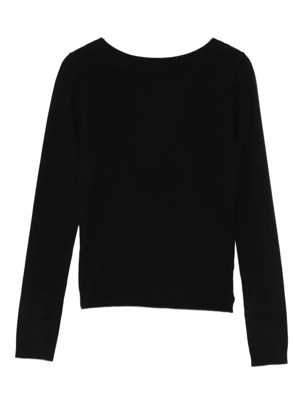 Gimaguas Natalie V-back Sweater In Black