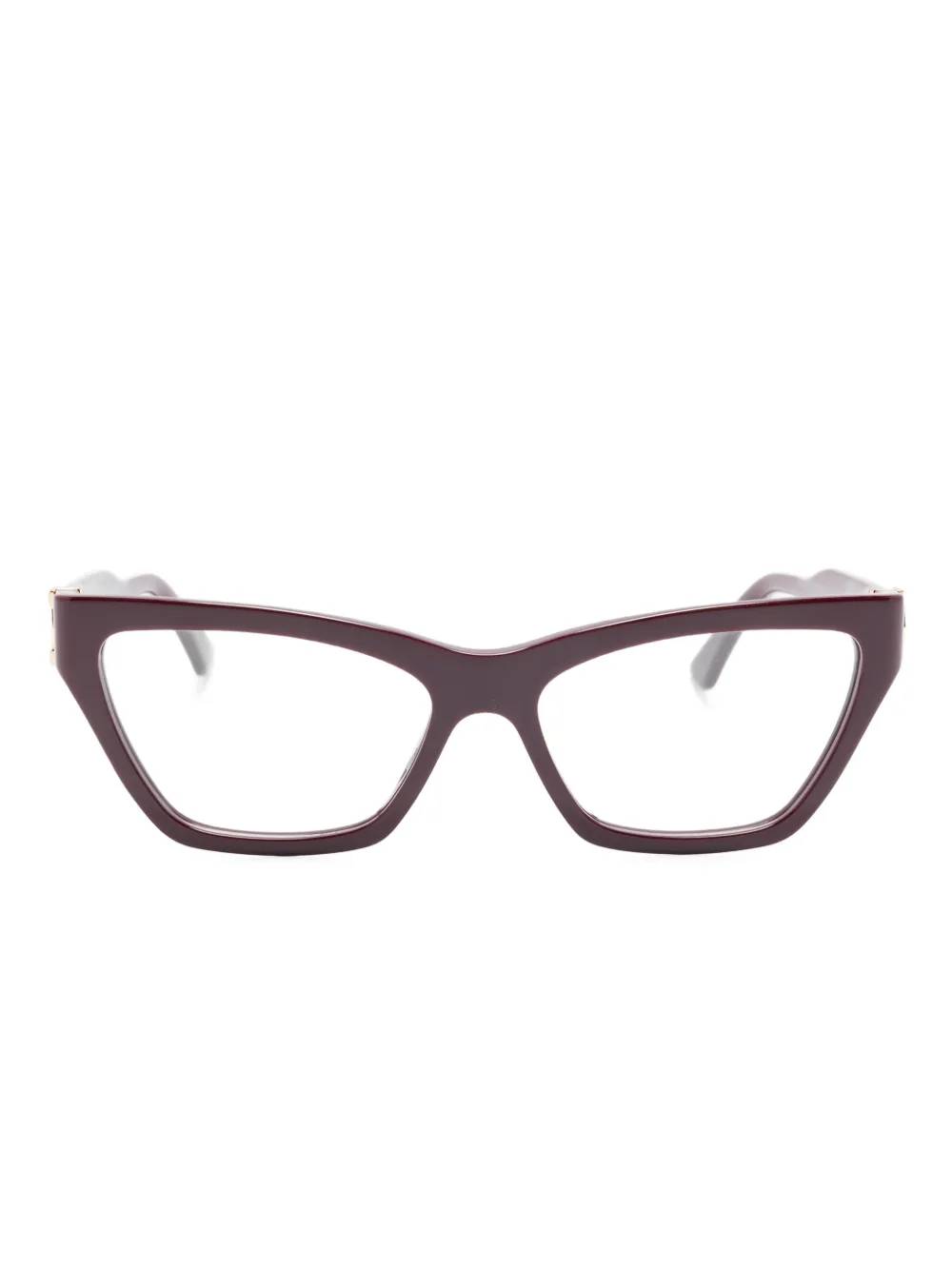 Cartier Eyewear キャットアイメガネフレーム - ブラウン