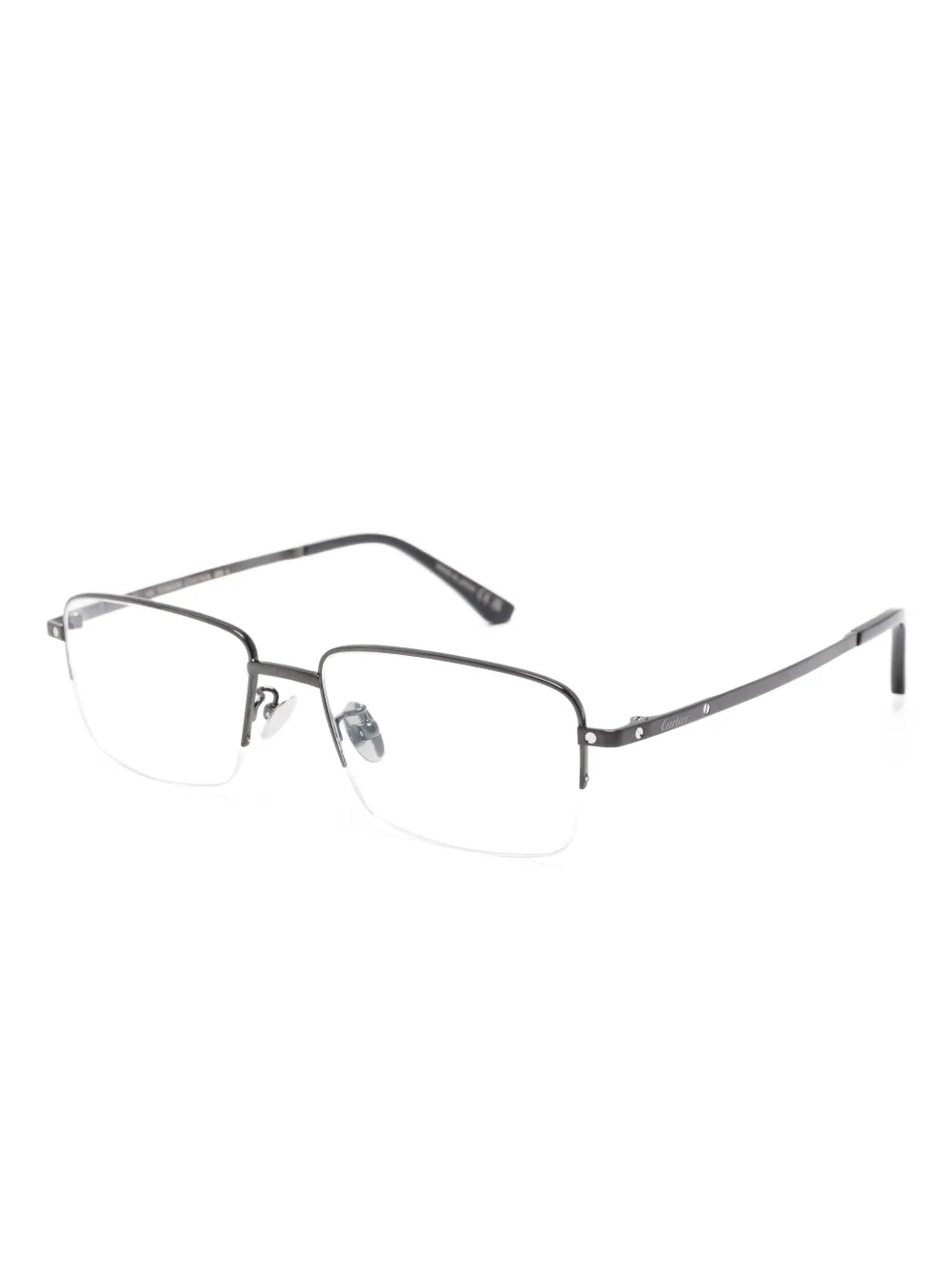 Cartier Eyewear rectangle-frame glasses | Men | Image 2