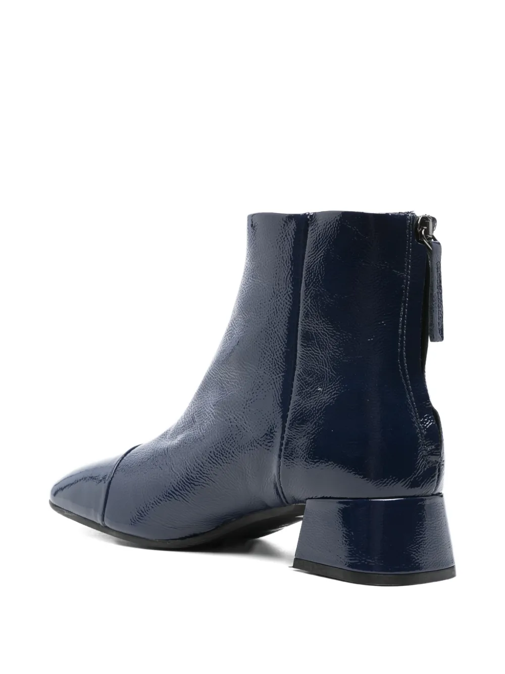 Carmens 30mm Leather Boots In Blue