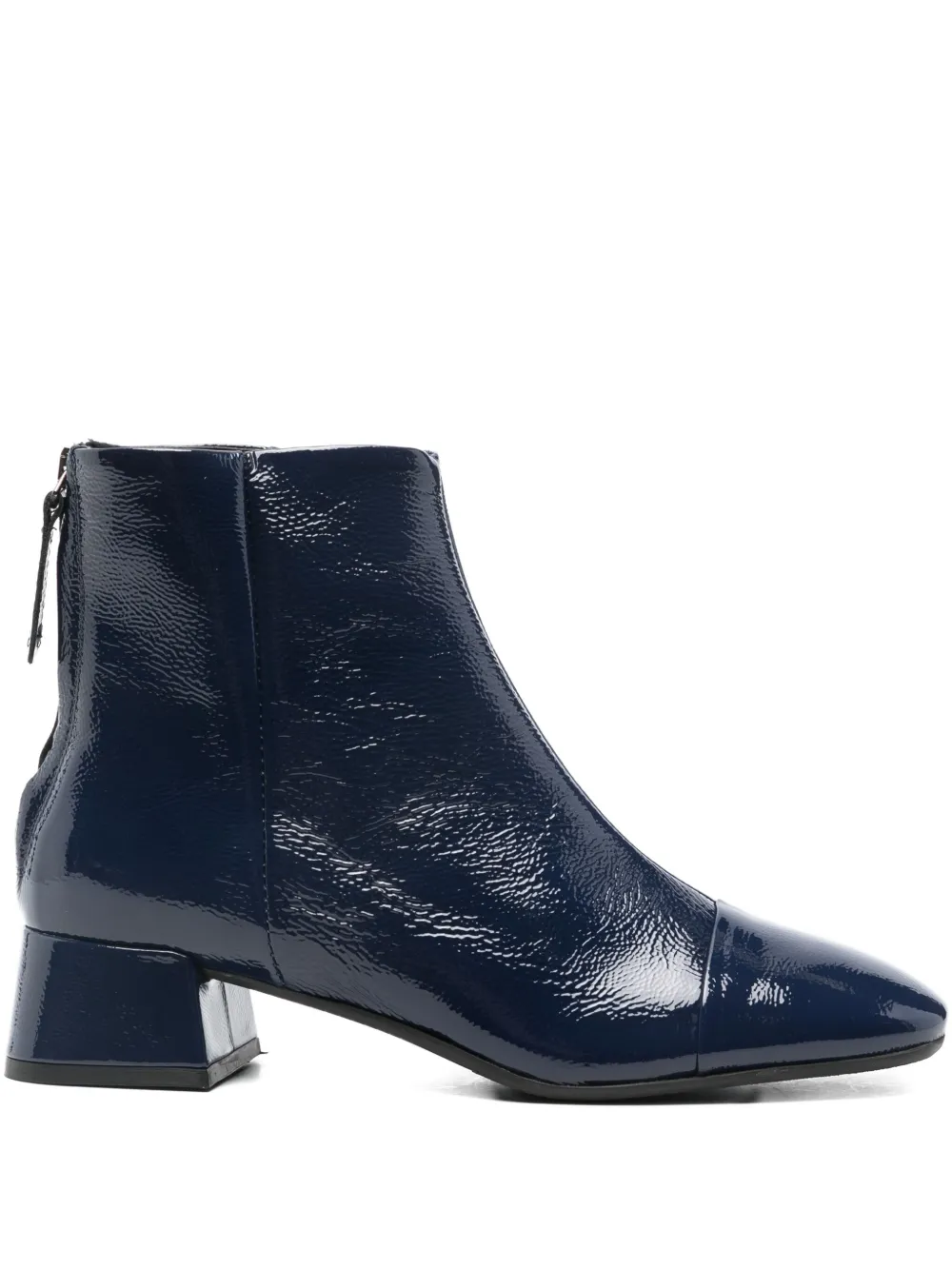 Carmens 30mm Leather Boots In Blue