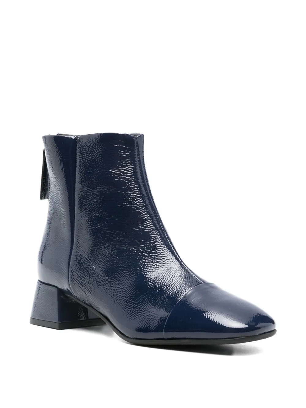 Carmens 30mm Leather Boots In Blue