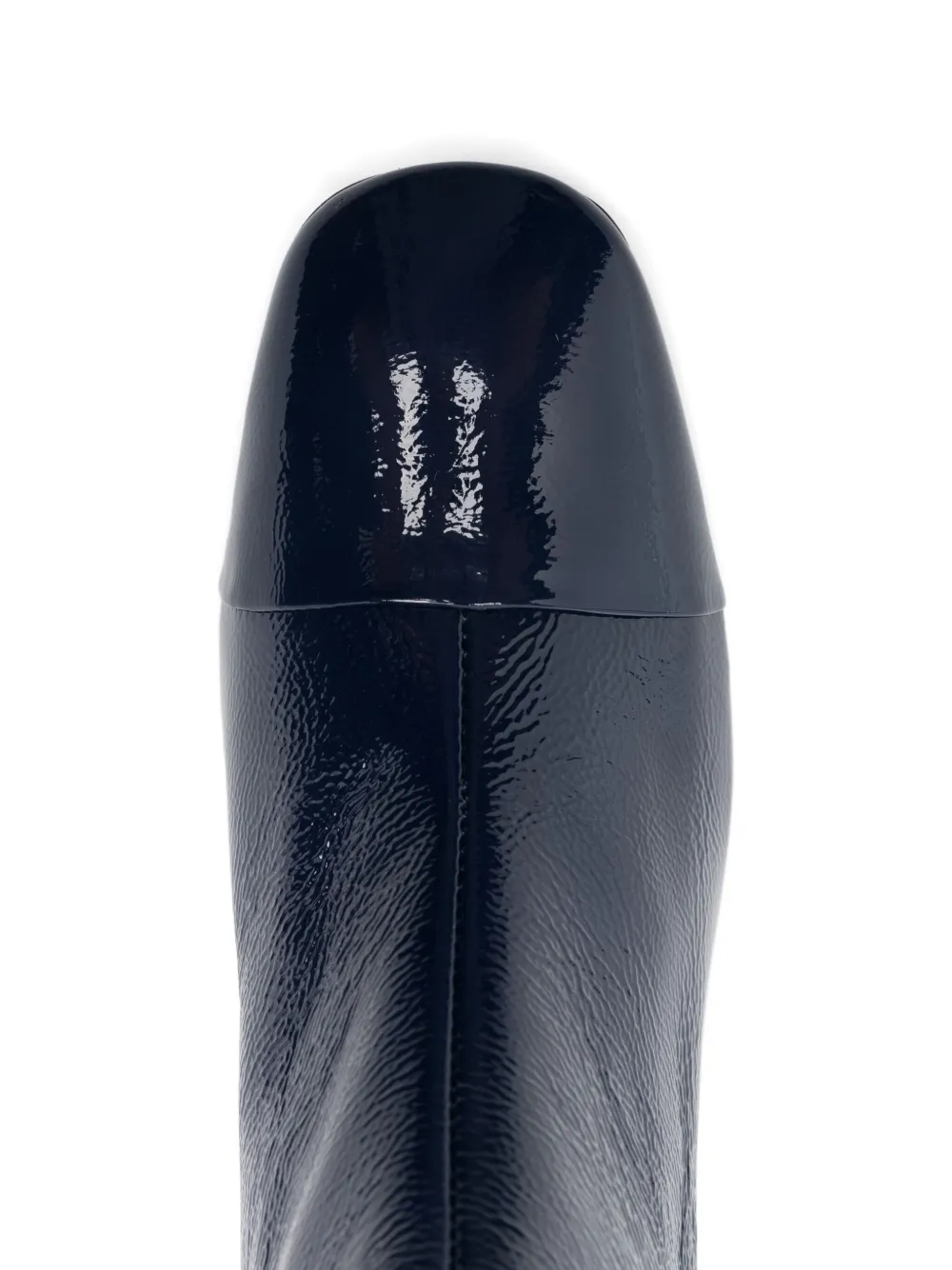 Carmens 30mm Leather Boots In Blue