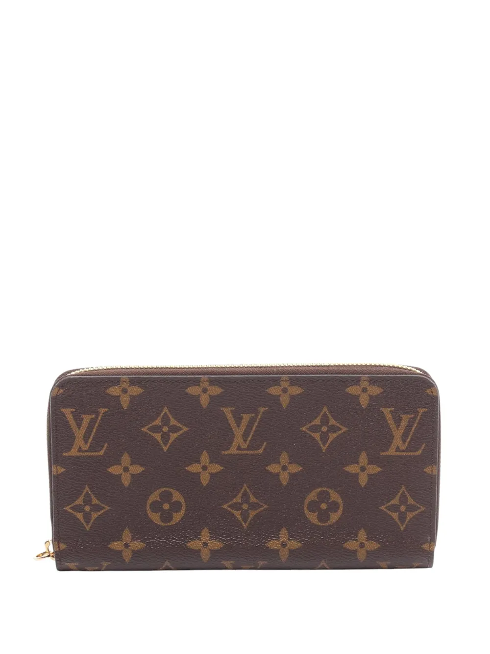 Pre-owned Louis Vuitton 2016 Monogram Zippy Wallet Long Wallets In Brown
