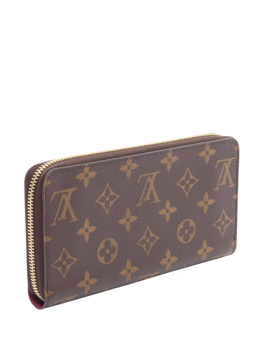 Pre-owned Louis Vuitton 2016 Monogram Zippy Wallet Long Wallets In Brown