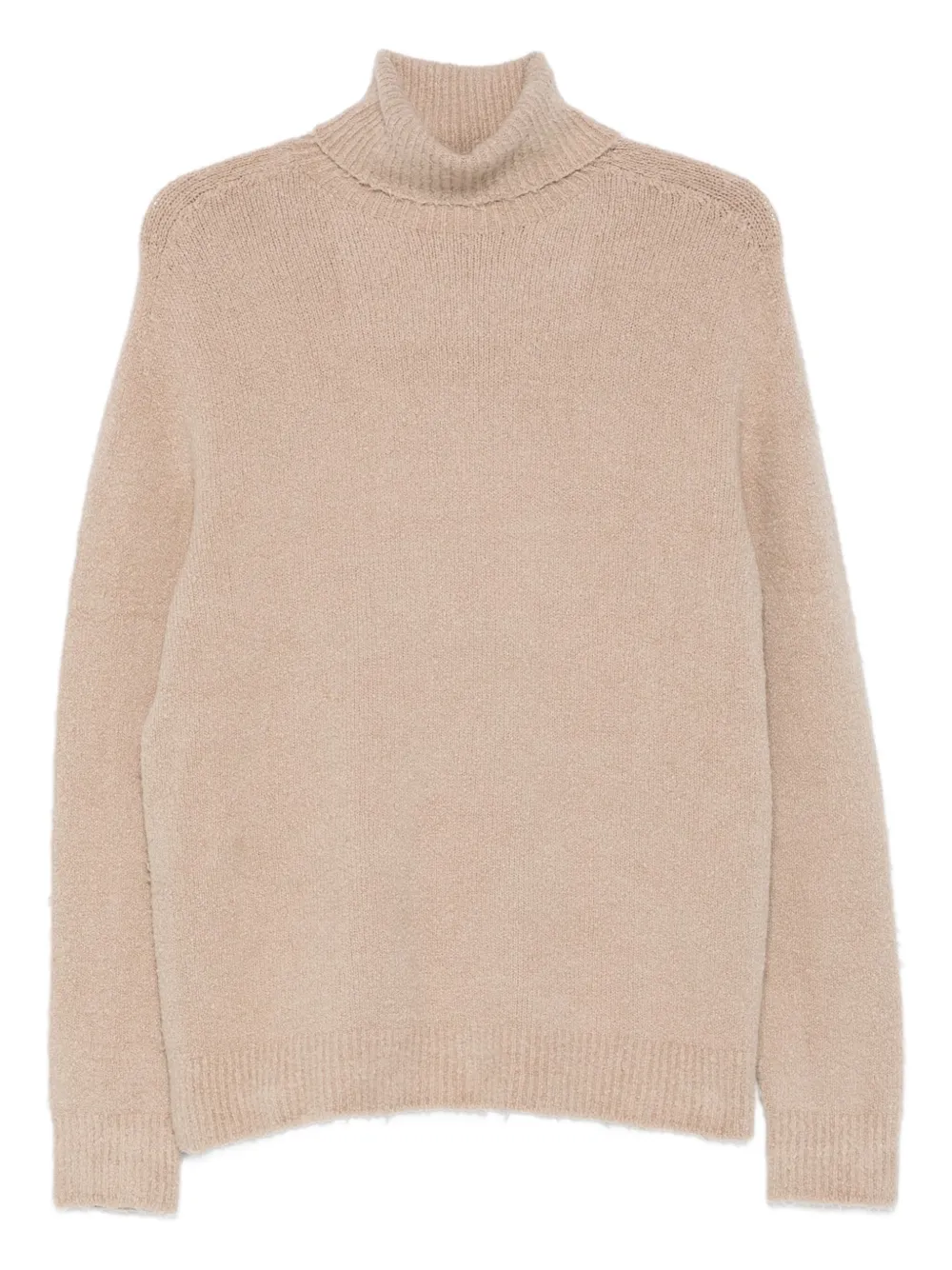 Original Vintage Style Turtleneck Sweater In Pink