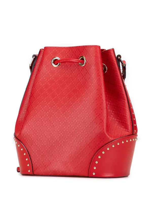 Gucci Pre-Owned Borsa a Secchiello Media In Pelle Di Vitello