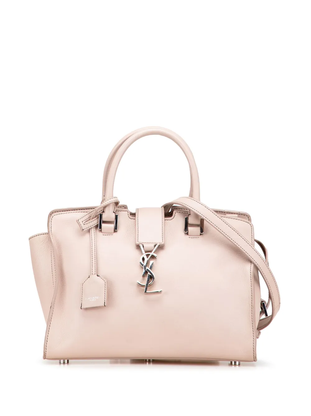 Saint Laurent Pre-Owned Borsa a tracolla Baby Downtown Cabas in pelle con monogramma 2017 | marrone | Image 1